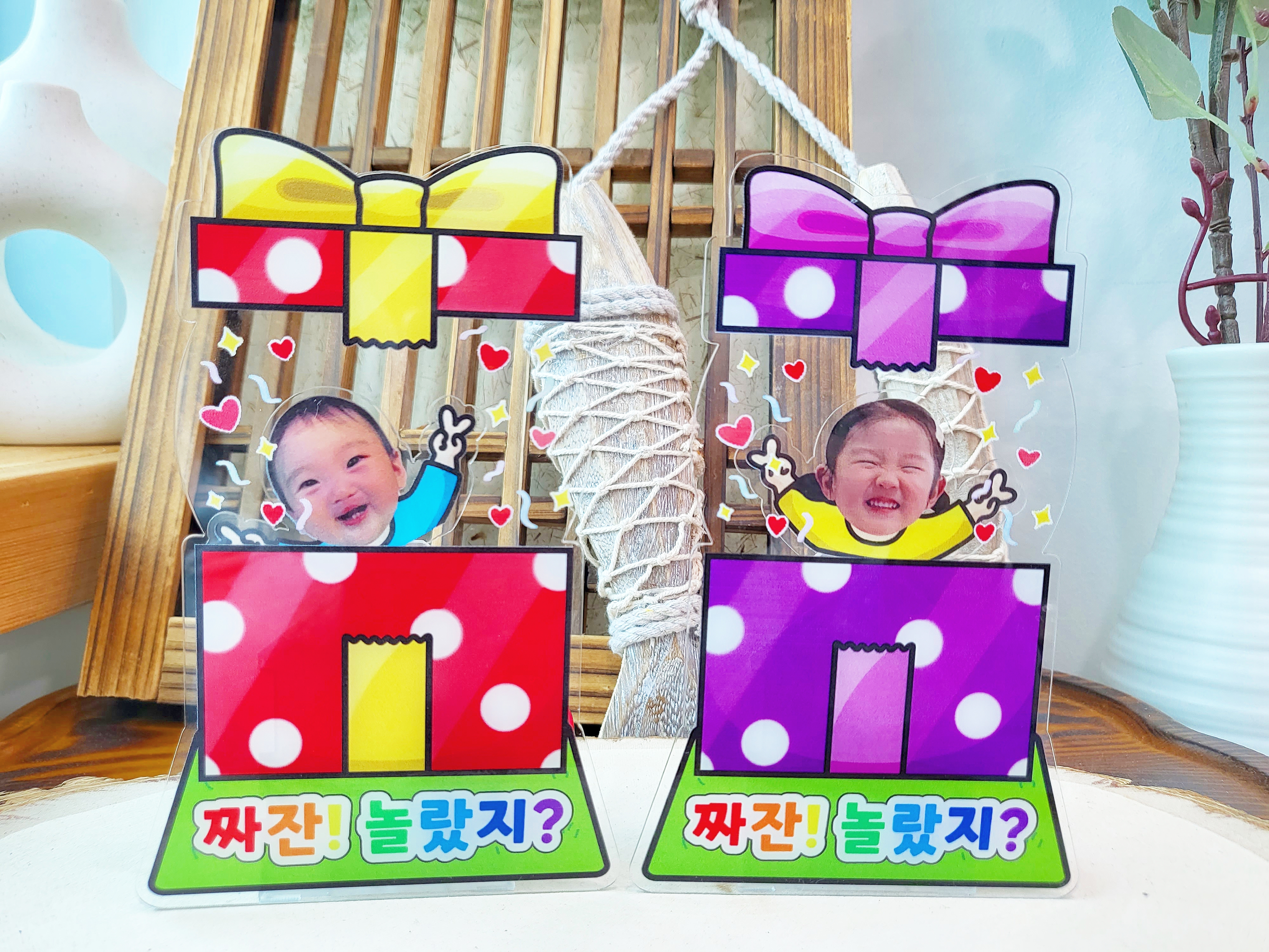 아크릴 선물상자 까딱인형
