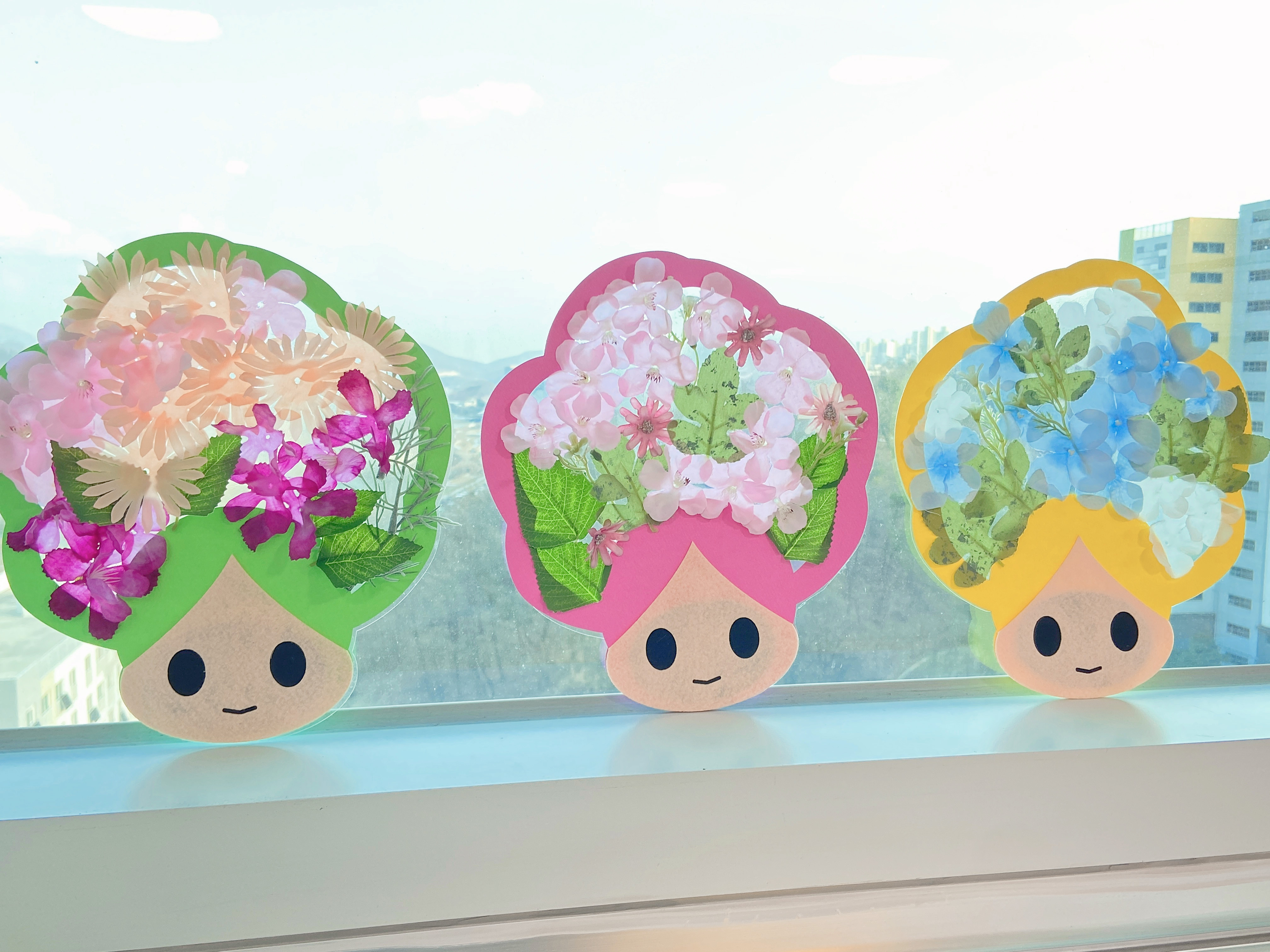 꽃 가채 키트(10개1세트)