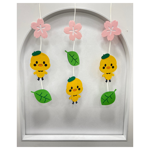 [새학기초특가] 봄꽃 병아리 모빌DIY(1줄)