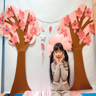 단추 벚꽃나무 포토존(반제)