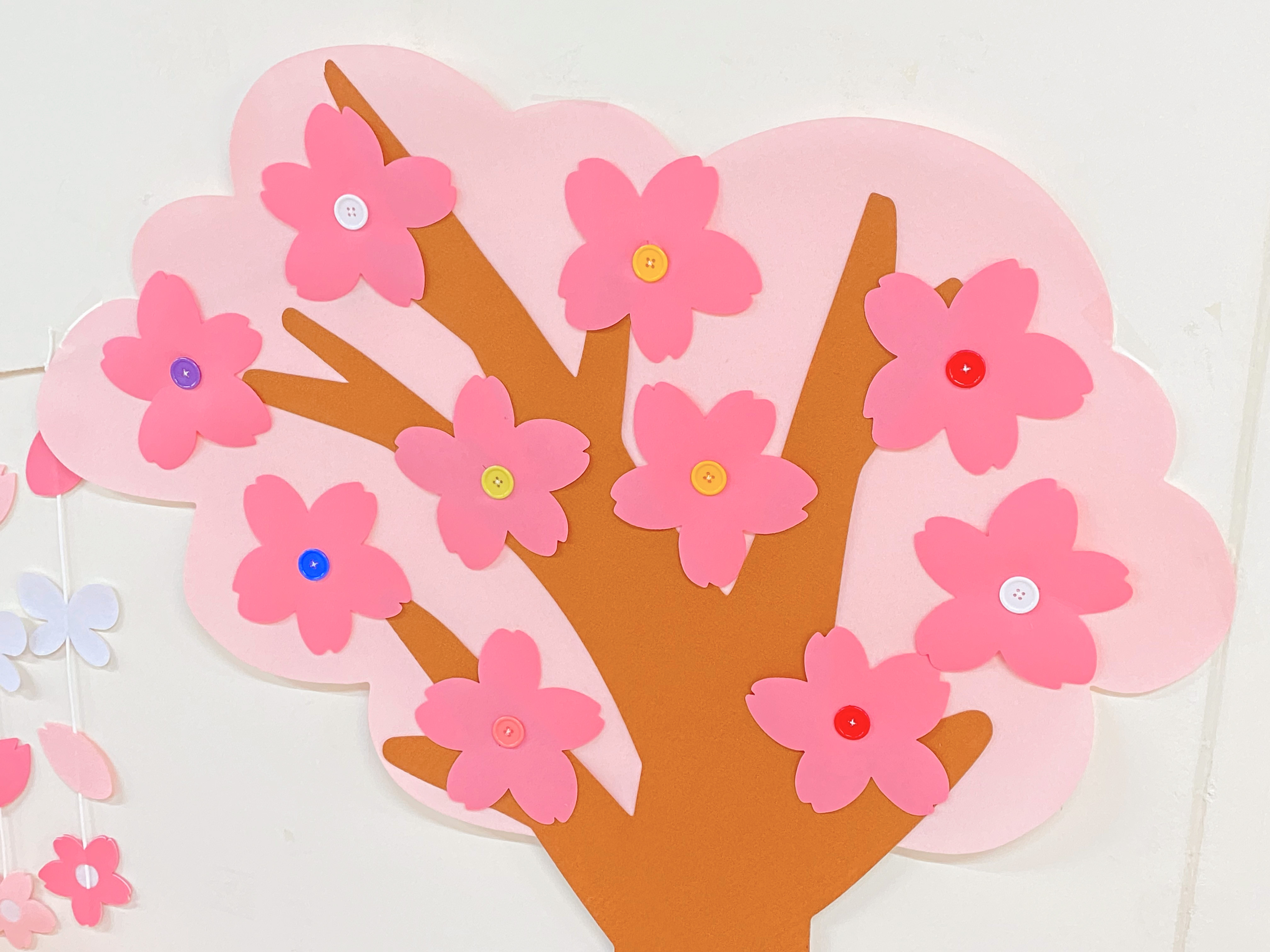 단추 벚꽃나무 포토존(반제)