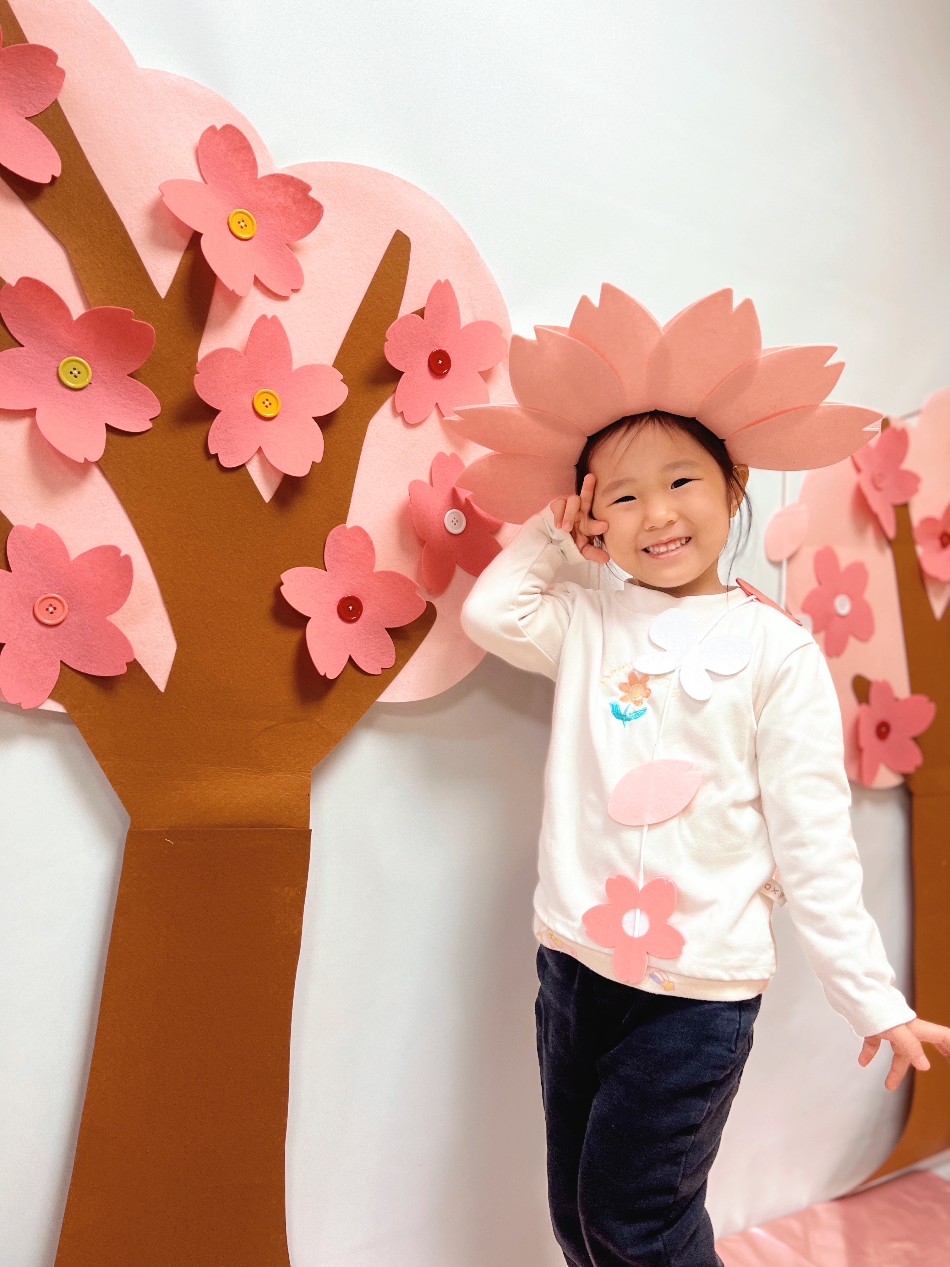 단추 벚꽃나무 포토존(반제)