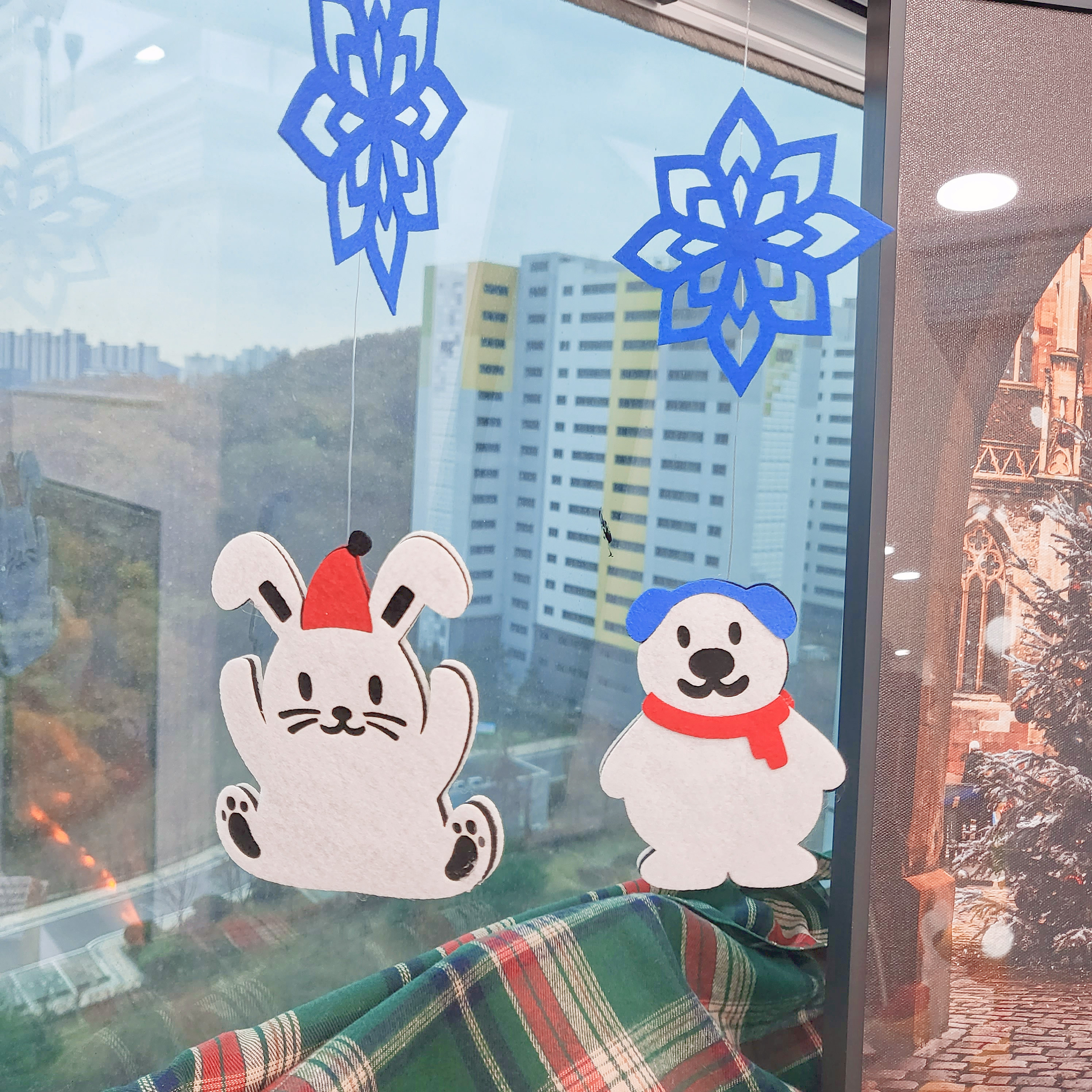 산토끼 북금곰 모빌DIY(1줄)