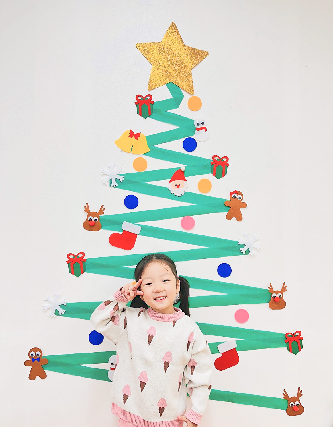 크리스마스 롤스트리머 트리(반제)