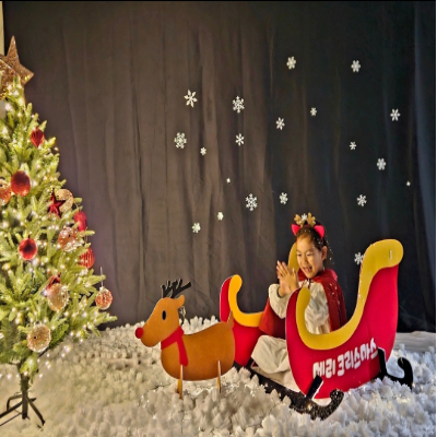 루돌프 썰매 포토존