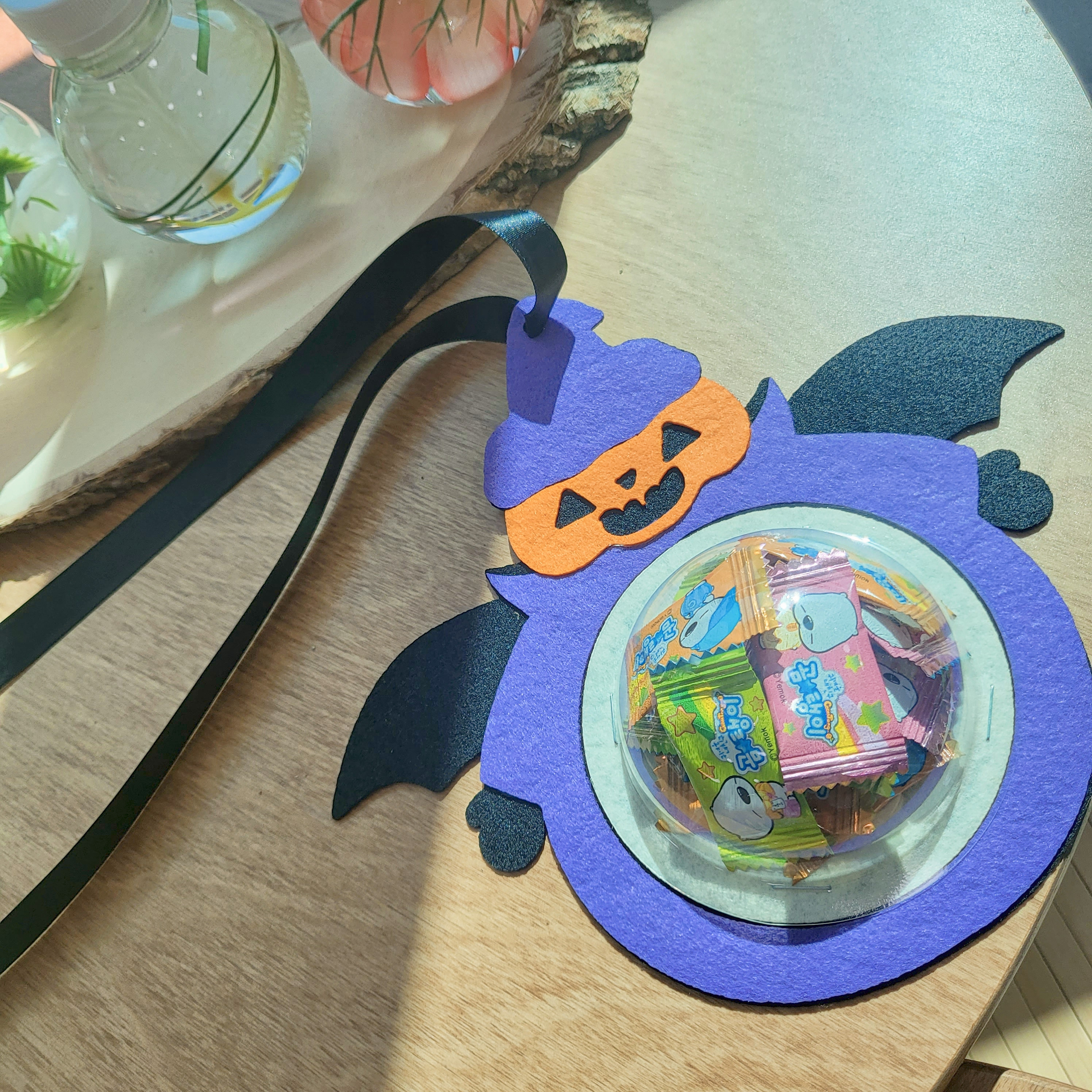 DIY 할로윈 마녀펌킨 비타민볼 도안 비타민미포함 (반제품)