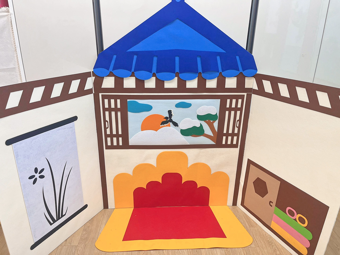 명절 풍경 포토존 세트