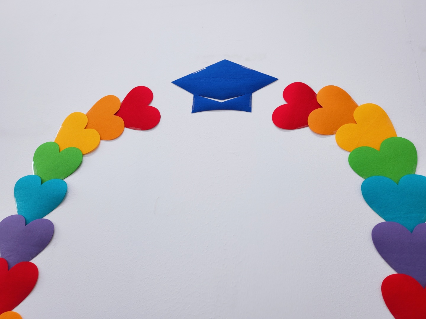 하트 무지개 가랜드