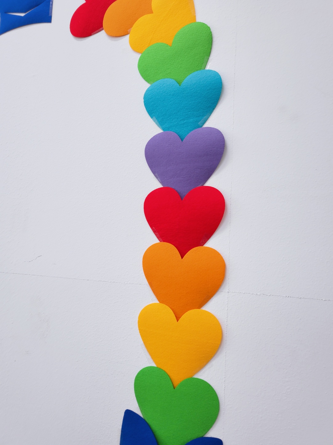 하트 무지개 가랜드