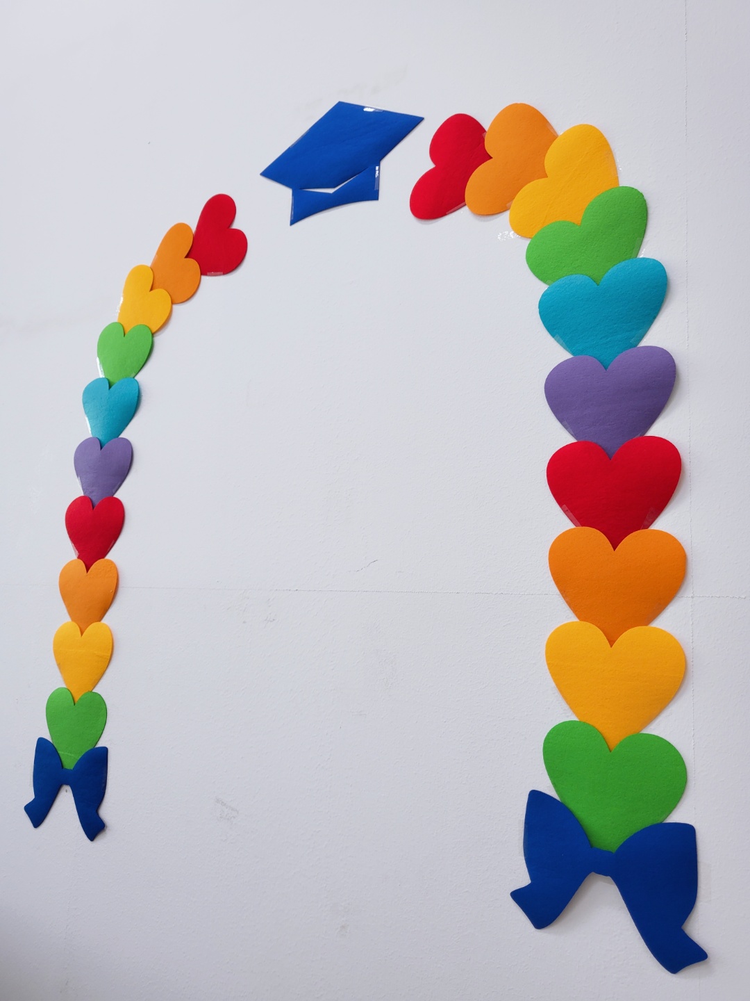 하트 무지개 가랜드