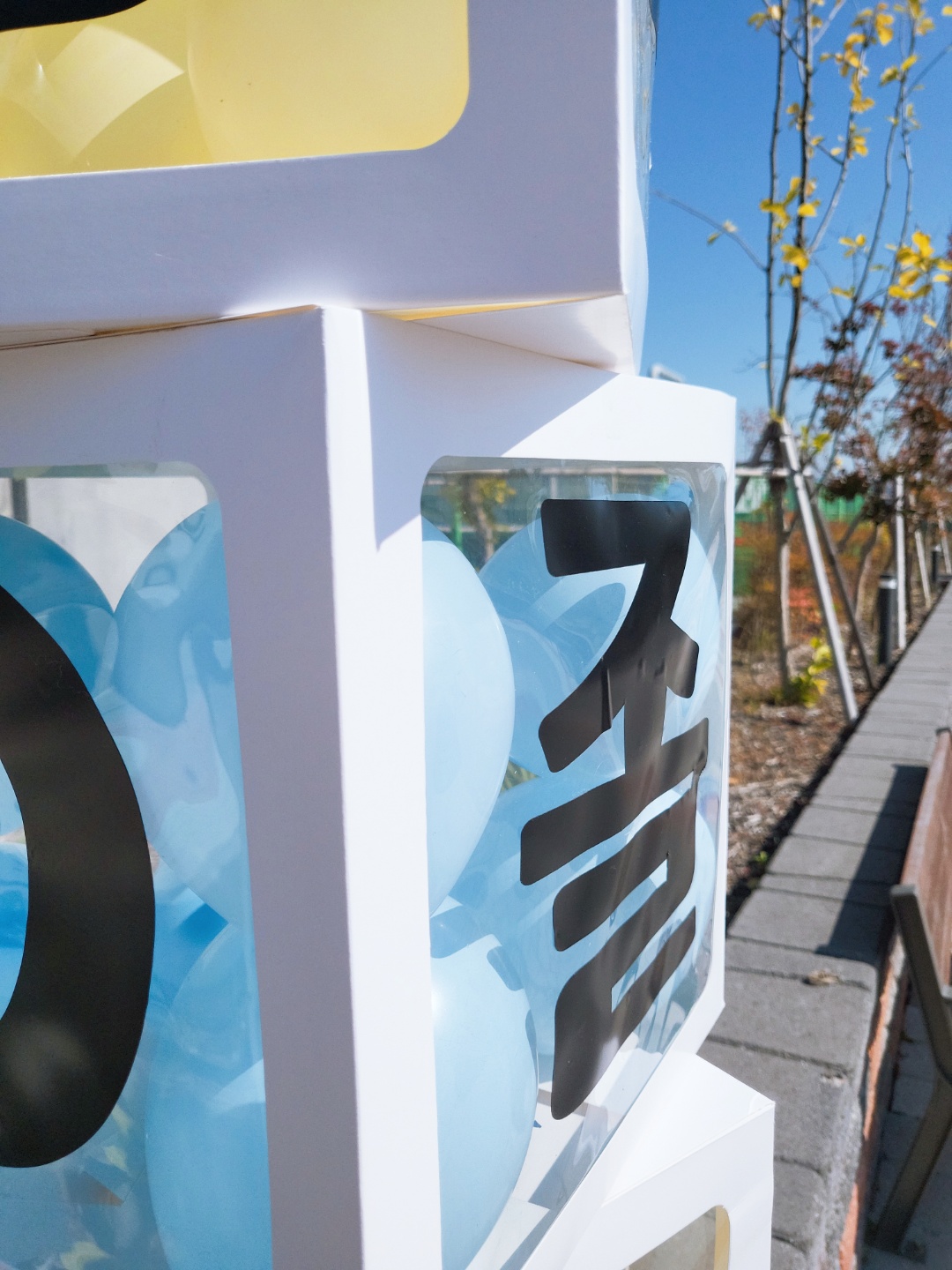 졸업 수료 입학 풍선상자