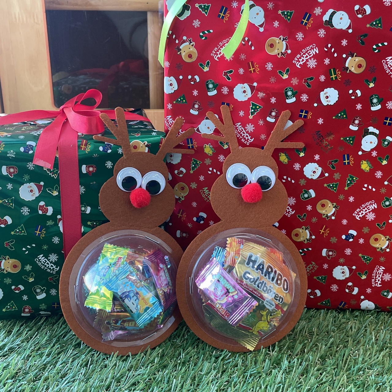 DIY 루돌프 비타민볼 도안 비타민미포함 (반제품)