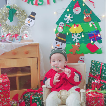 눈사람 머리띠(완제)