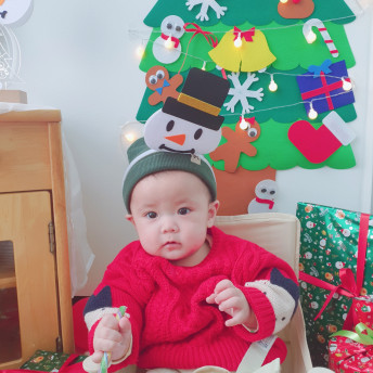 눈사람 머리띠(완제)