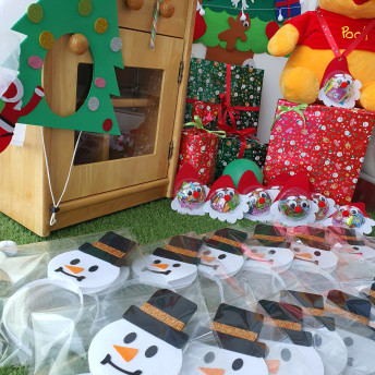 눈사람 머리띠(완제)