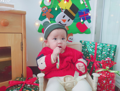 눈사람 머리띠(완제)