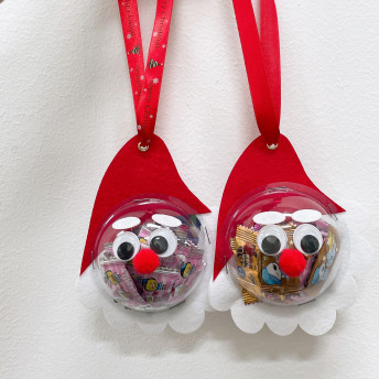 DIY 크리스마스 산타비타민볼 도안 비타민미포함 (반제품)