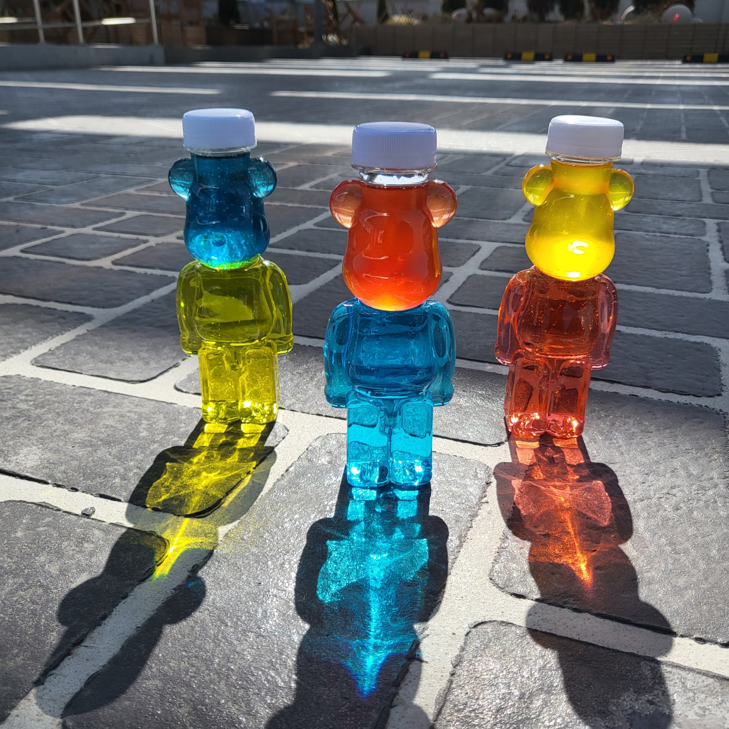 페트병 재료 곰돌이 물병 (단품)