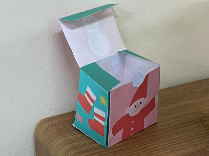 크리스마스 선물상자 만들기