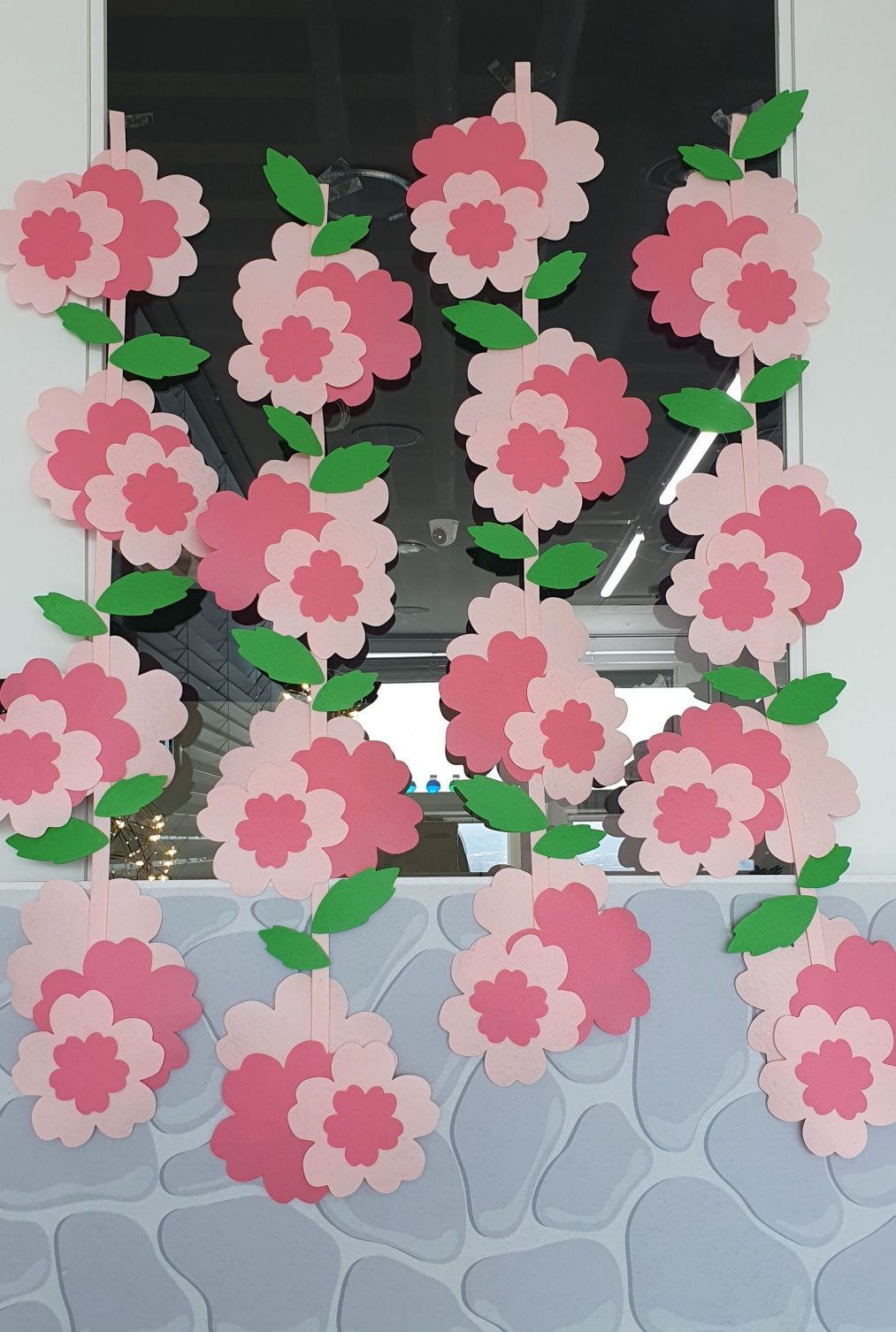 벚꽃돌담포토존