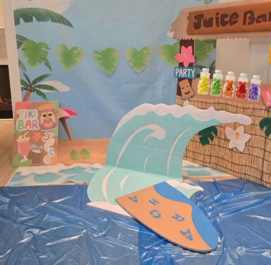 서피비치 티키바주스 포토존