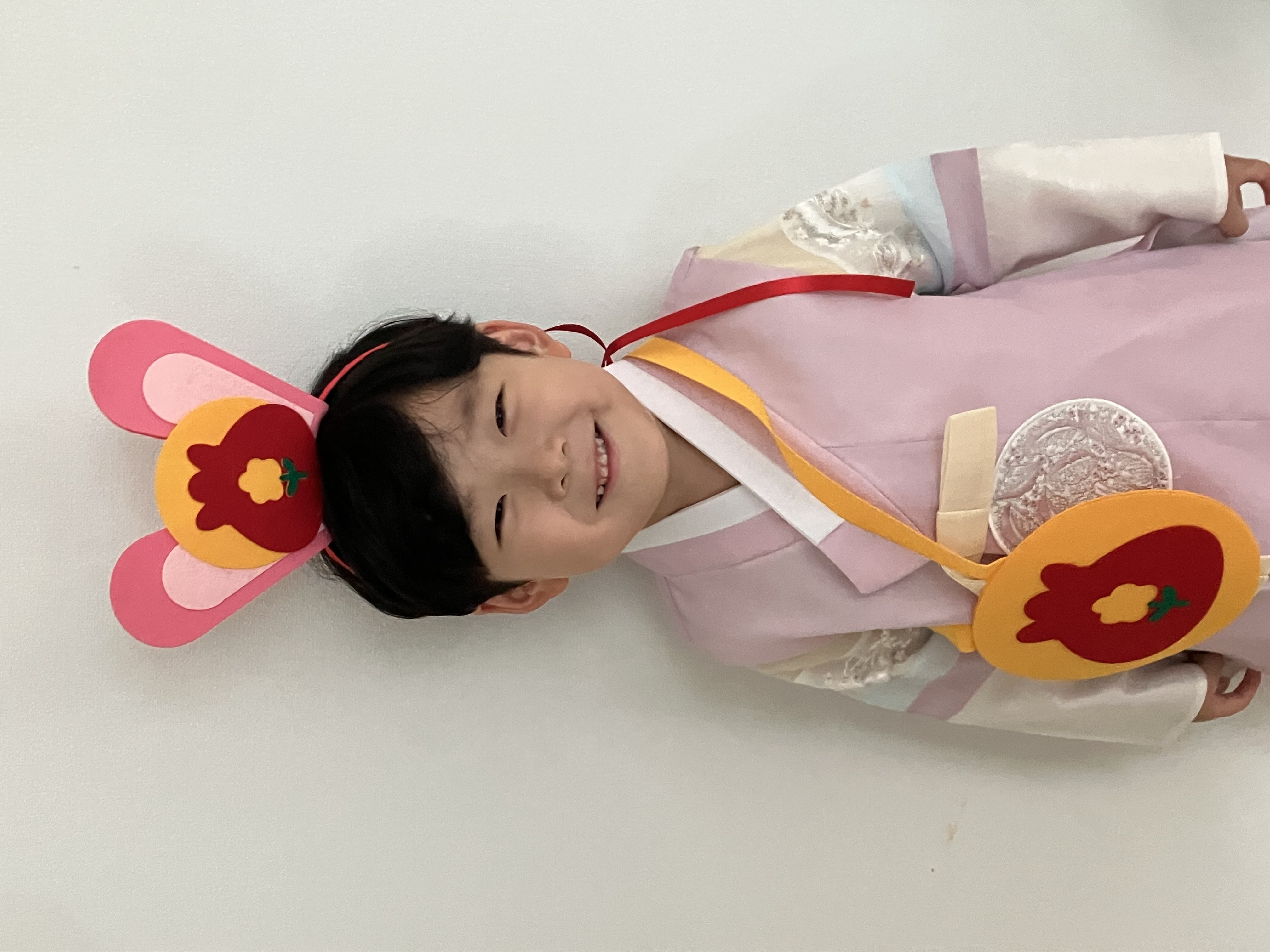 보름달 토끼머리띠 복주머니세트