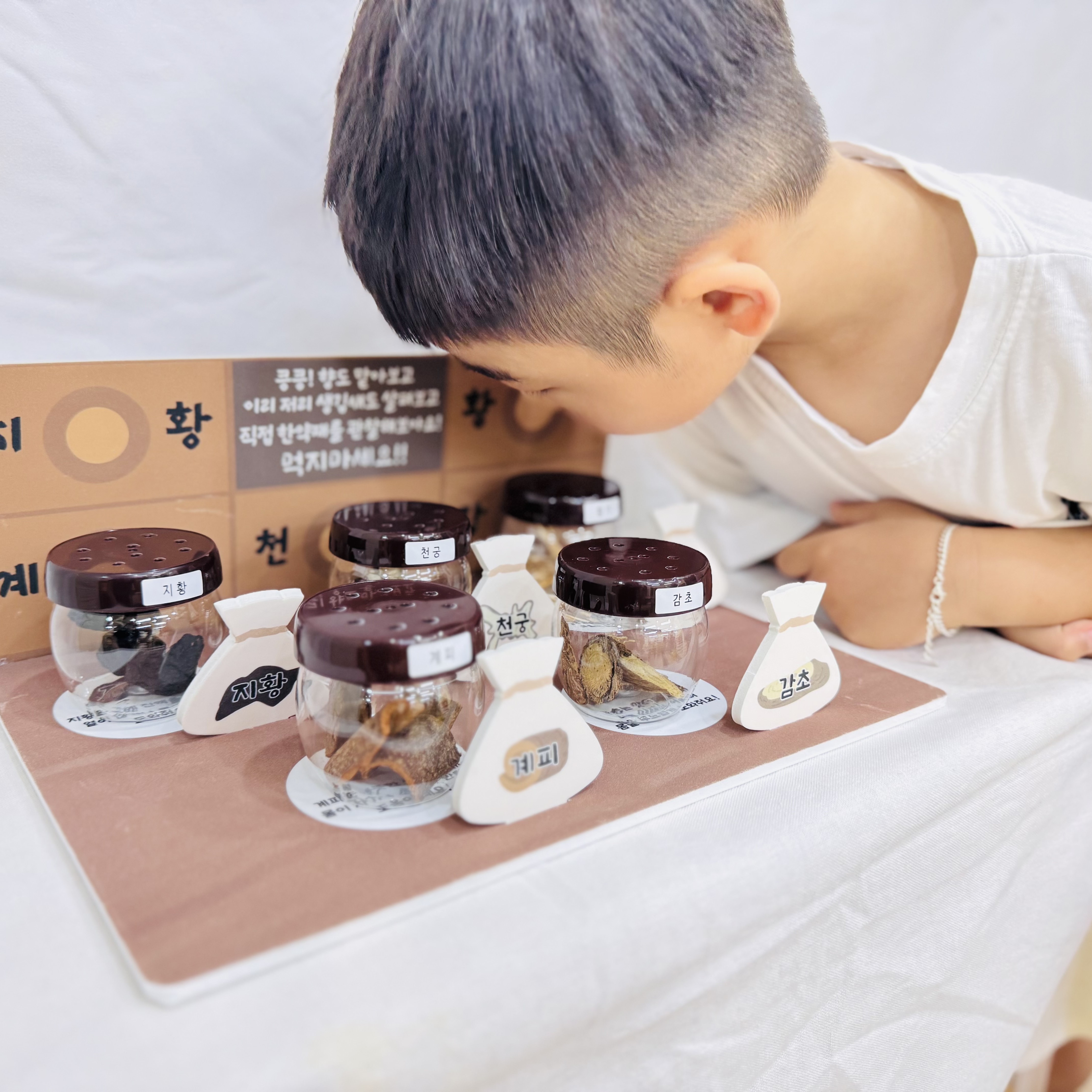 한약재 향기관찰병