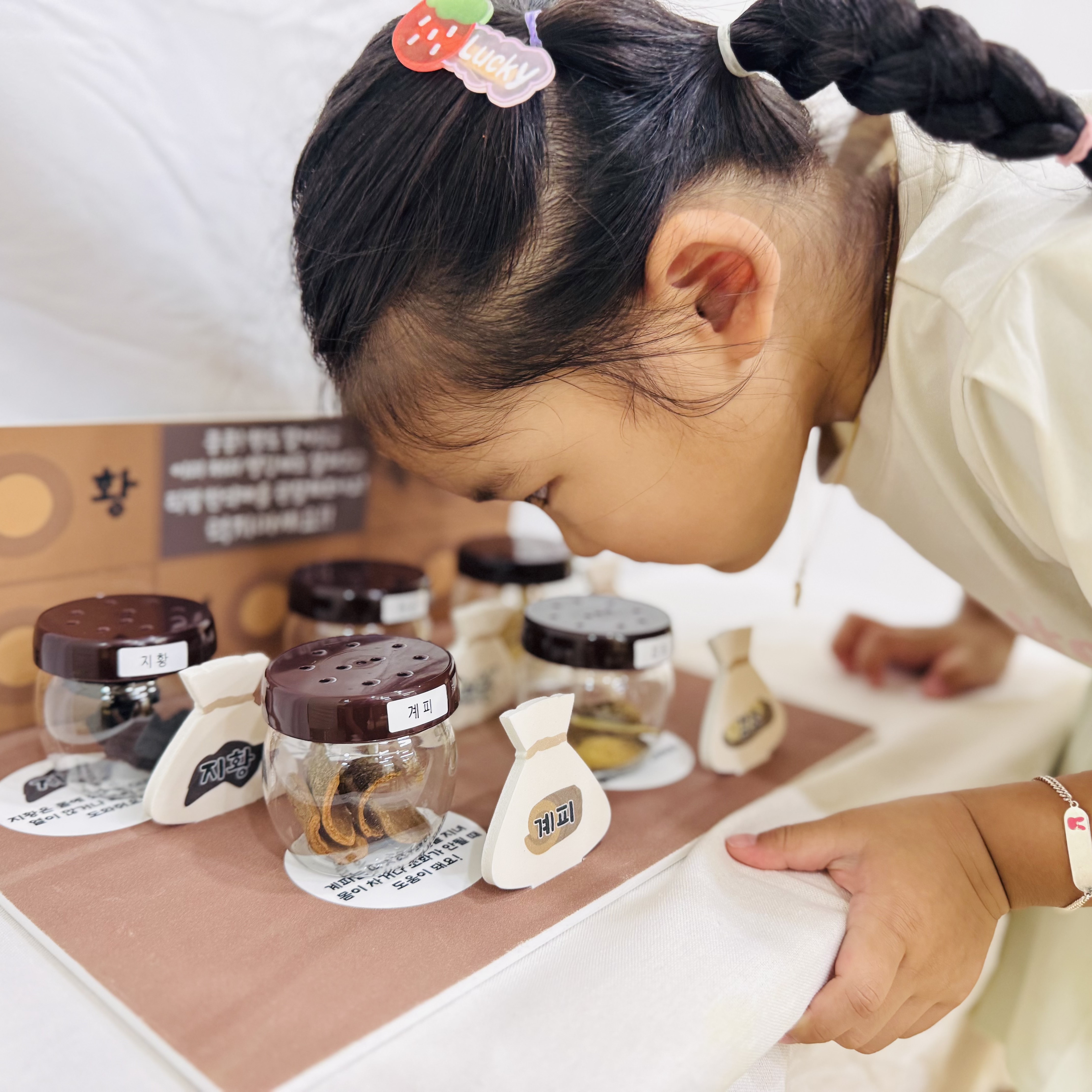 한약재 향기관찰병