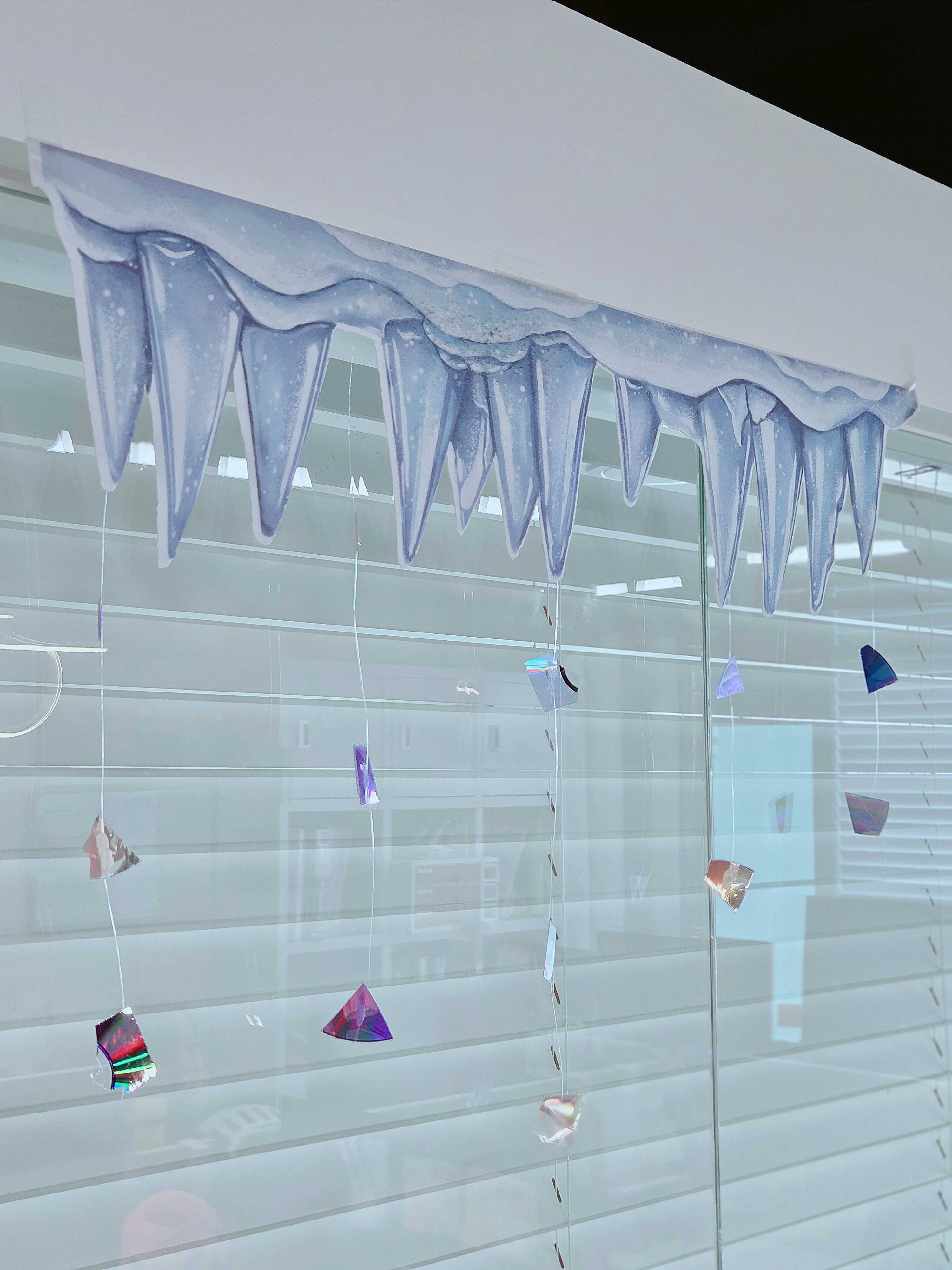 겨울 창문 가랜드