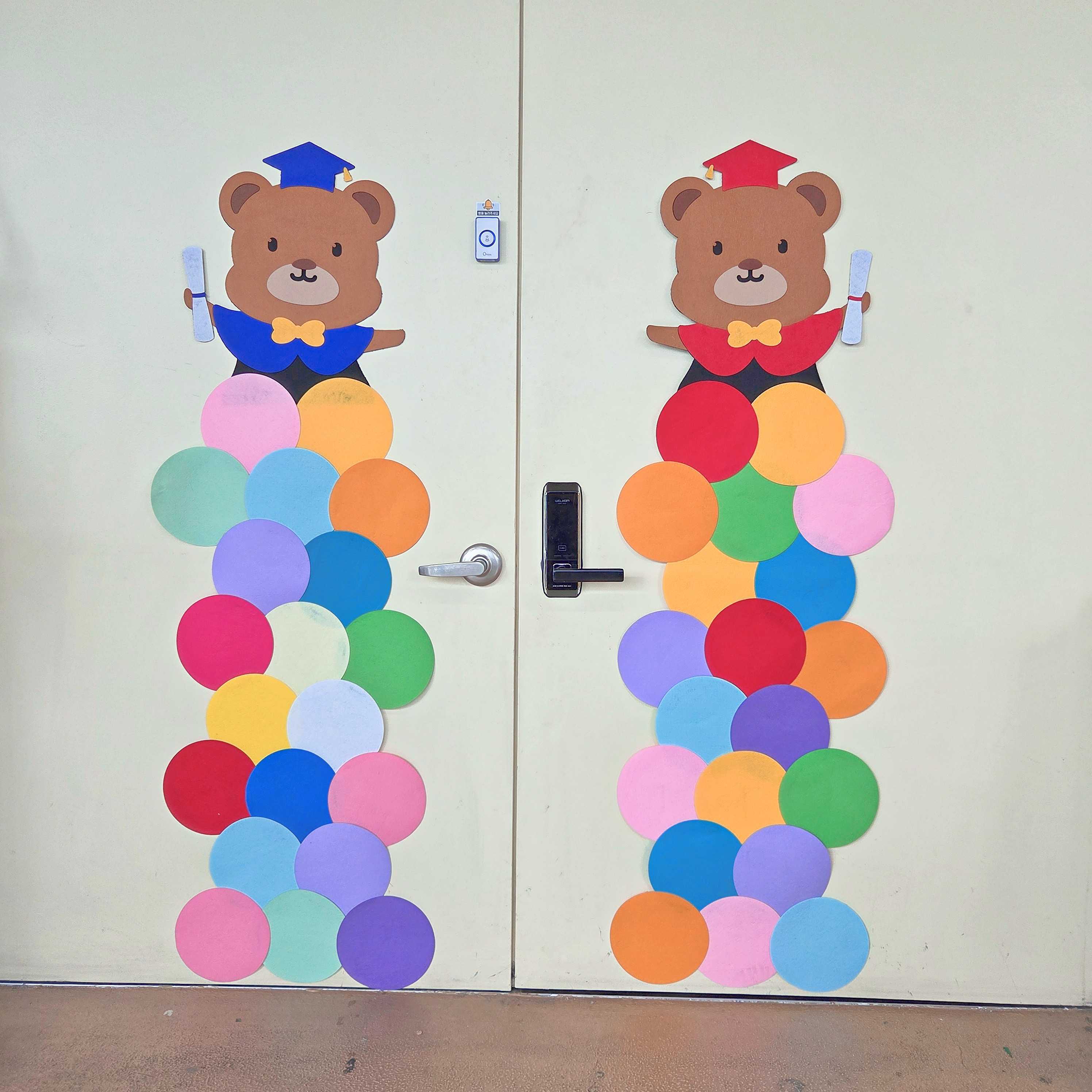 DIY 졸업곰돌이 풍선기둥 포토존